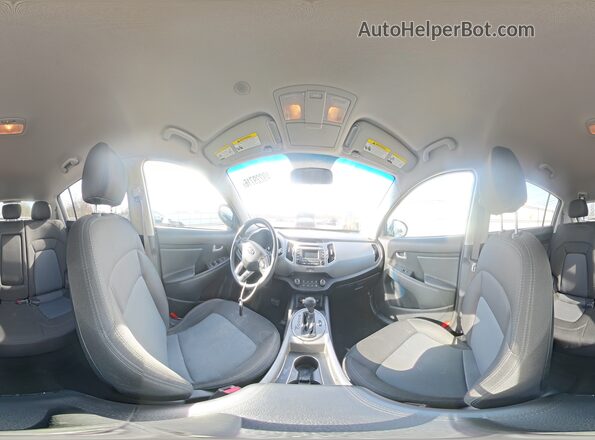 KNDPBCAC6G7858271 2016 KIA SPORTAGE Gray Widok wnętrza 360 stopni