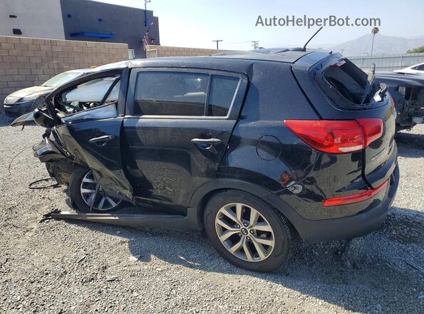 KNDPBCAC6G7875393 2016 KIA SPORTAGE Black Trasero izquierdo