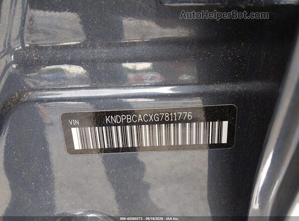 KNDPBCACXG7811776 2016 KIA SPORTAGE Blue Engine compartment view