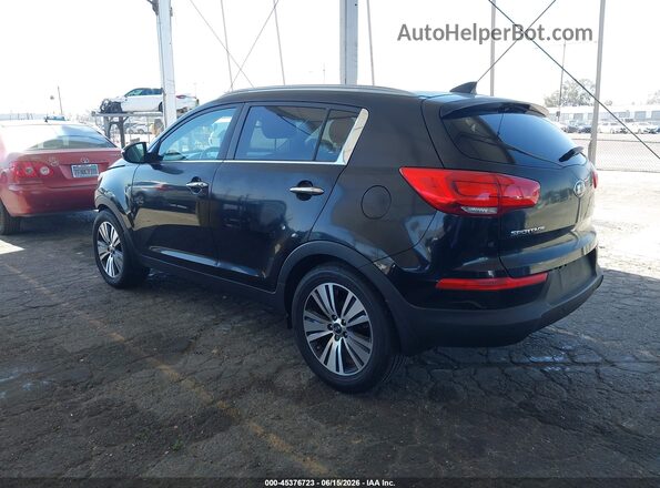 KNDPC3AC1G7807628 2016 KIA SPORTAGE Black Rear left