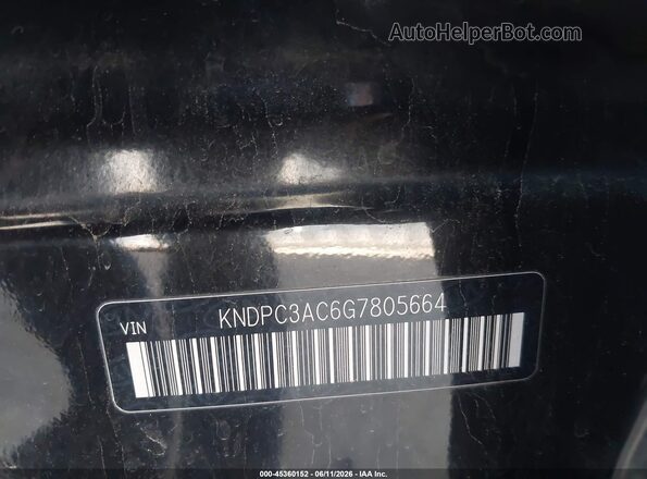 KNDPC3AC6G7805664 2016 KIA SPORTAGE Black Շարժիչի բաժամունքի տեսք