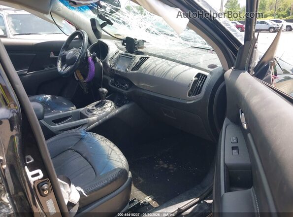 KNDPCCAC6G7832041 2016 KIA SPORTAGE Gray Widok wnętrza z przodu