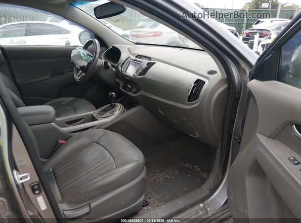 KNDPCCACXG7804548 2016 KIA SPORTAGE Серый Вид салона спереди