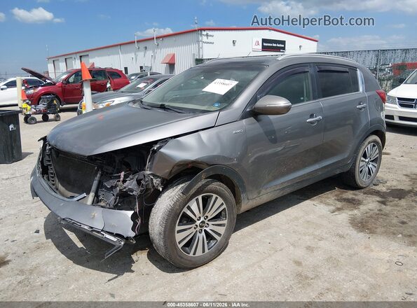 KNDPCCACXG7804548 2016 KIA SPORTAGE Серый Передняя левая четверть
