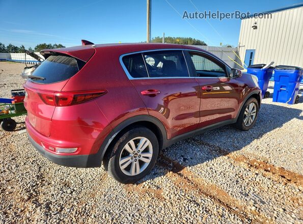 KNDPM3AC0H7084689 2017 KIA SPORTAGE Burgundy Rear right
