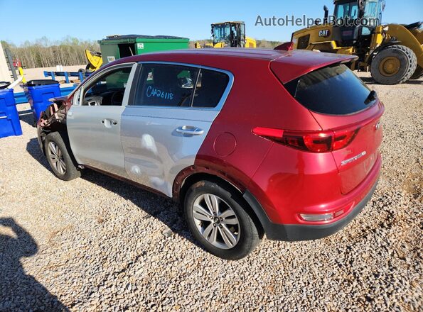 KNDPM3AC0H7084689 2017 KIA SPORTAGE Burgundy Rear left