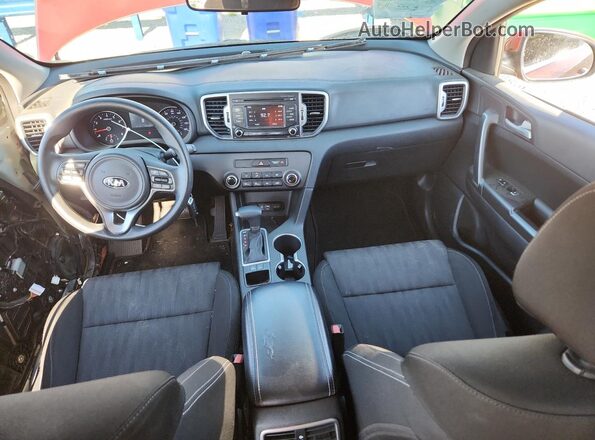 KNDPM3AC0H7084689 2017 KIA SPORTAGE Burgundy Dashboard view