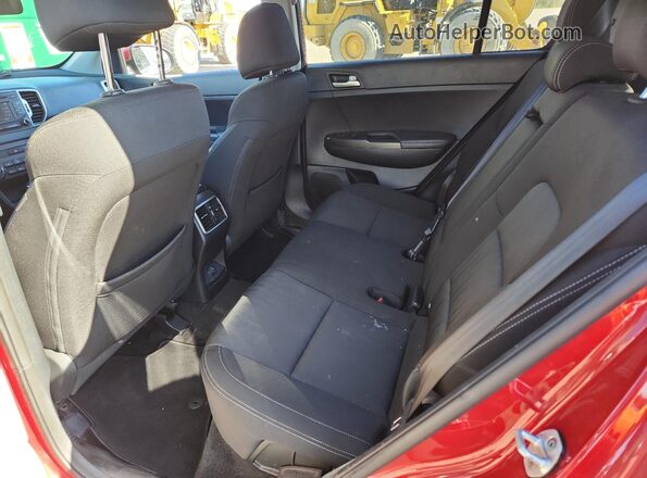 KNDPM3AC0H7084689 2017 KIA SPORTAGE Burgundy Rear interior view
