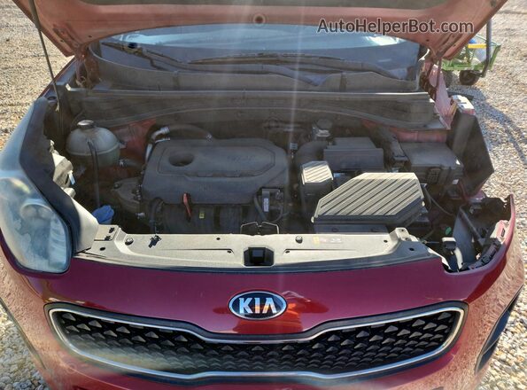 KNDPM3AC0H7084689 2017 KIA SPORTAGE Burgundy Engine compartment view