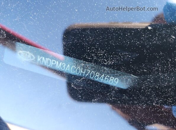 KNDPM3AC0H7084689 2017 KIA SPORTAGE Burgundy VIN sticker view
