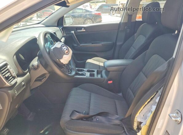 KNDPM3AC0K7543047 2019 KIA SPORTAGE Silver წინა სალონის ხედი