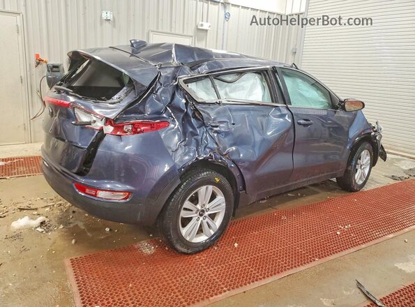 KNDPM3AC0K7569325 2019 KIA SPORTAGE Blue Հետևի աջ