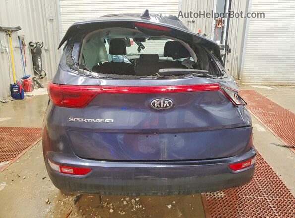 KNDPM3AC0K7569325 2019 KIA SPORTAGE Blue Հետևի տեսք