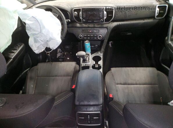 KNDPM3AC0K7569325 2019 KIA SPORTAGE Blue Առջևի վահանակի տեսք