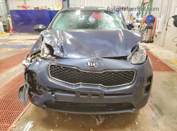 KNDPM3AC0K7569325 2019 KIA SPORTAGE Blue Դիմացի տեսք