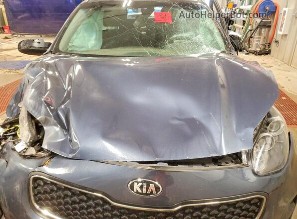 KNDPM3AC0K7569325 2019 KIA SPORTAGE Blue Շարժիչի բաժամունքի տեսք