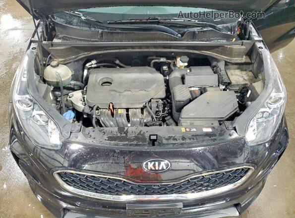 KNDPM3AC0L7824184 2020 KIA SPORTAGE Black ძრავის განყოფილების ხედი