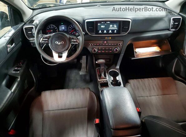 KNDPM3AC0L7824184 2020 KIA SPORTAGE Black წინა პანელის ხედი