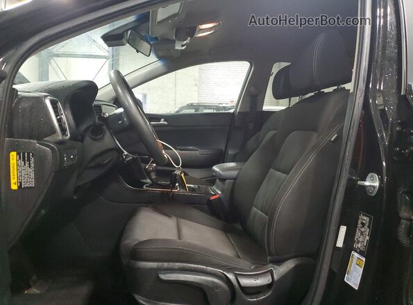 KNDPM3AC0L7824184 2020 KIA SPORTAGE Black წინა სალონის ხედი