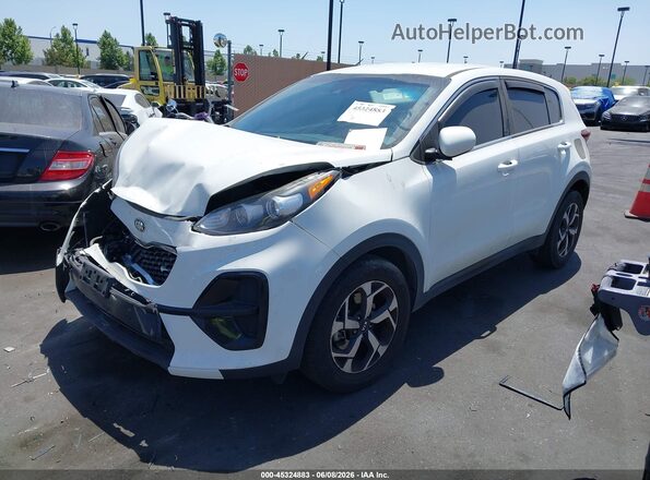 KNDPM3AC0M7855436 2021 KIA SPORTAGE Белый Передняя левая четверть