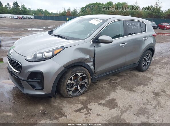 KNDPM3AC0M7873581 2021 KIA SPORTAGE Gray Передня ліва чверть