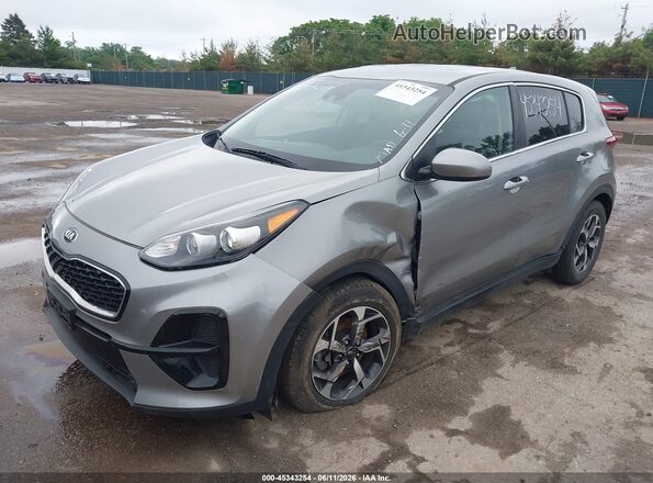 KNDPM3AC0M7873581 2021 KIA SPORTAGE Gray Вид спереду