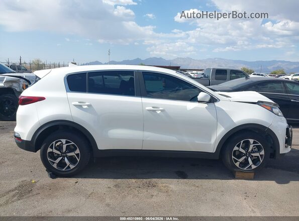 KNDPM3AC0M7892633 2021 KIA SPORTAGE White უკანა სალონის ხედი