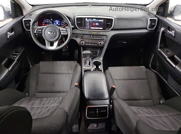 KNDPM3AC0M7896410 2021 KIA SPORTAGE White Առջևի վահանակի տեսք