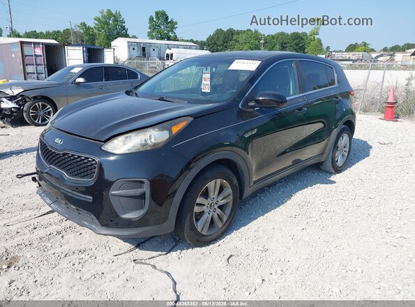 KNDPM3AC1H7178760 2017 KIA SPORTAGE Black Vista tres cuartos delantera izquierda