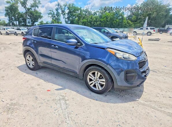 KNDPM3AC1J7445630 2018 KIA SPORTAGE Blue წინა მარჯვენა