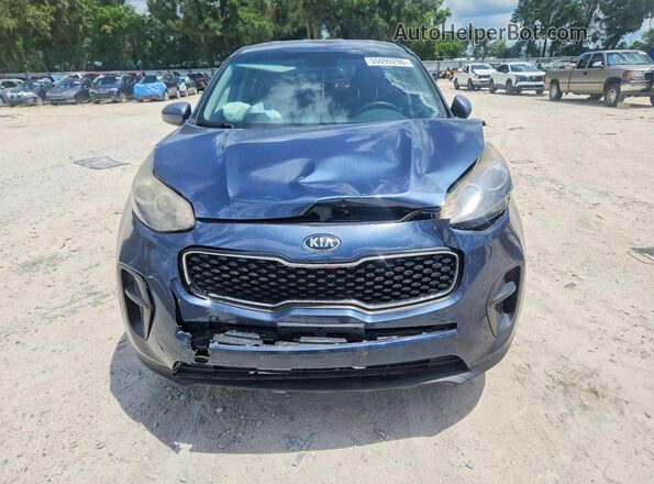 KNDPM3AC1J7445630 2018 KIA SPORTAGE Blue წინა ხედი