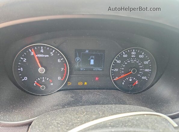 KNDPM3AC1J7445630 2018 KIA SPORTAGE Blue ხელსაწყოთა პანელის ხედი