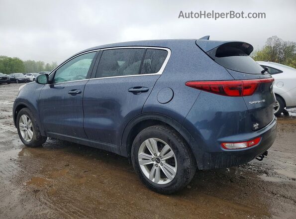 KNDPM3AC1J7475579 2018 KIA SPORTAGE Blue უკანა მარცხენა