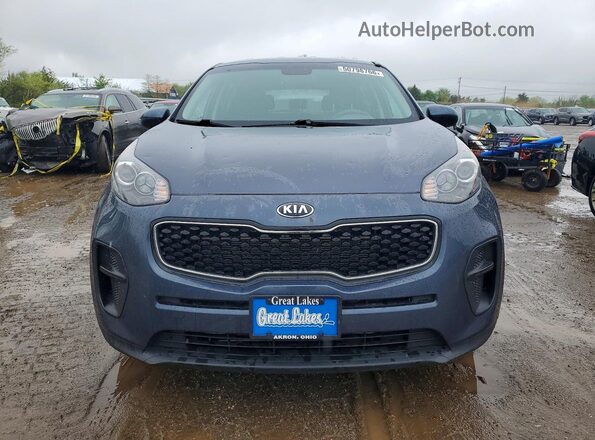 KNDPM3AC1J7475579 2018 KIA SPORTAGE Blue წინა ხედი