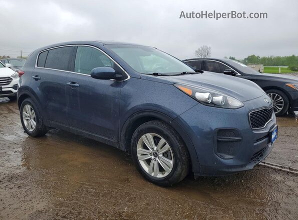 KNDPM3AC1J7475579 2018 KIA SPORTAGE Blue წინა მარჯვენა