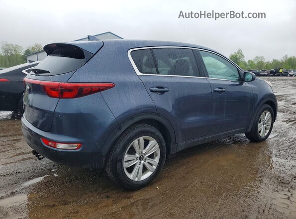 KNDPM3AC1J7475579 2018 KIA SPORTAGE Blue უკანა მარჯვენა