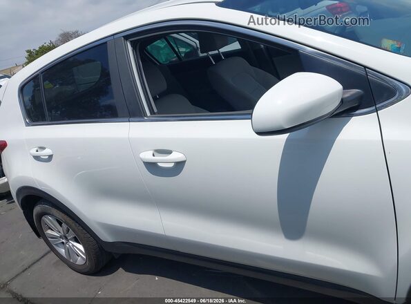 KNDPM3AC1K7573965 2019 KIA SPORTAGE White უკანა სალონის ხედი