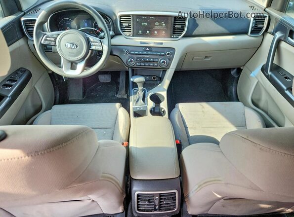 KNDPM3AC1L7764741 2020 KIA SPORTAGE Blue Dashboard view