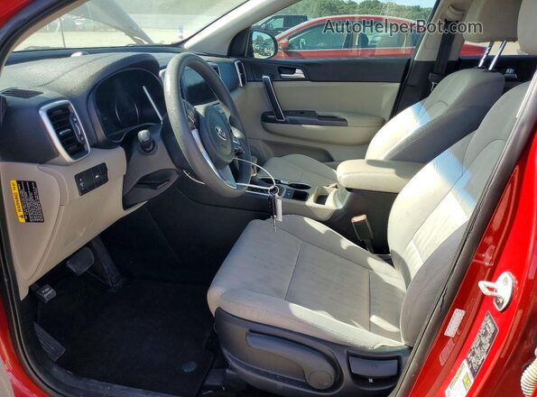 KNDPM3AC1L7776095 2020 KIA SPORTAGE Красный Вид салона спереди
