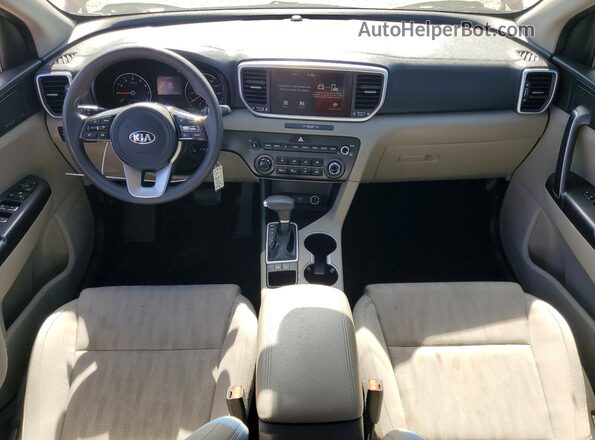 KNDPM3AC1L7776095 2020 KIA SPORTAGE Красный Вид панели приборов