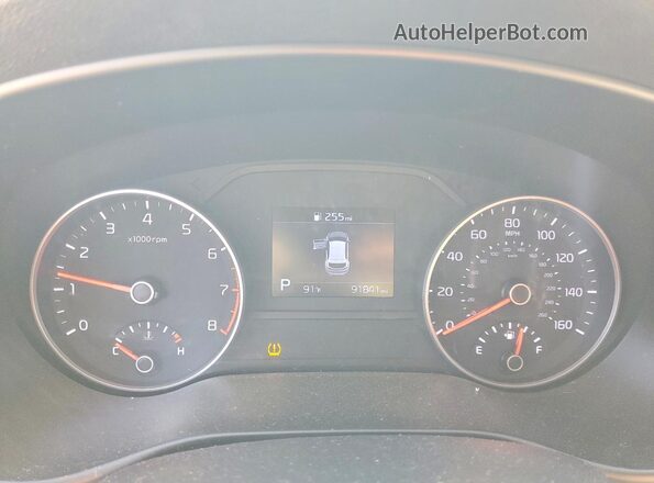KNDPM3AC1L7776095 2020 KIA SPORTAGE Красный Вид щитка приборов