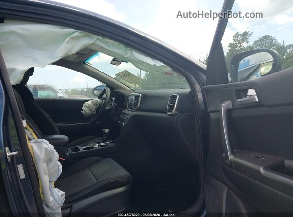 KNDPM3AC1L7780356 2020 KIA SPORTAGE Blue Widok wnętrza z przodu