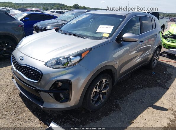 KNDPM3AC1M7869023 2021 KIA SPORTAGE Gray Przód lewy