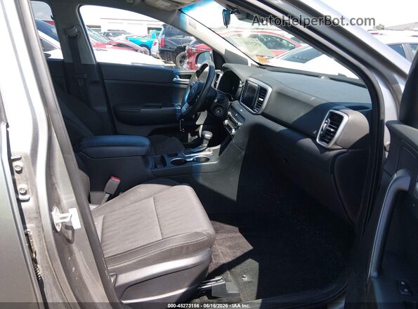 KNDPM3AC1M7869023 2021 KIA SPORTAGE Gray Widok wnętrza z przodu
