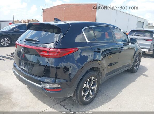 KNDPM3AC1M7876599 2021 KIA SPORTAGE Черный Задняя правая четверть