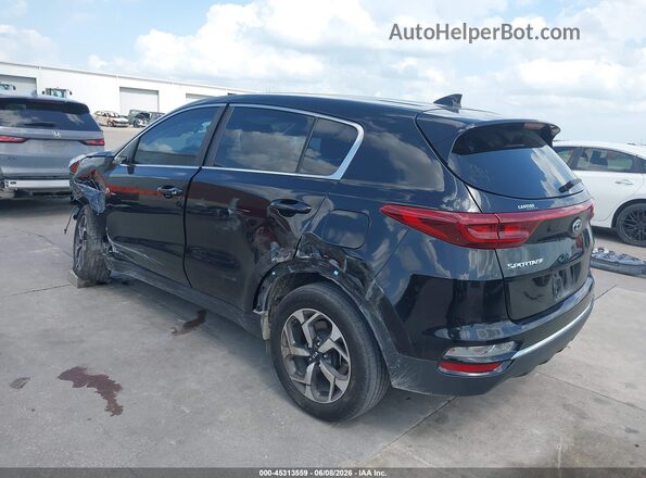 KNDPM3AC1M7876599 2021 KIA SPORTAGE Черный Задняя левая четверть