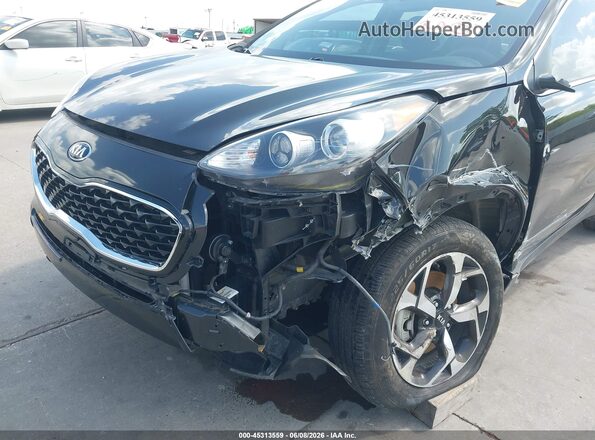 KNDPM3AC1M7876599 2021 KIA SPORTAGE Черный Вид спереди