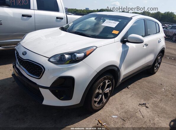 KNDPM3AC1M7908905 2021 KIA SPORTAGE White Առջևի ձախ երեք քառորդ տեսարան