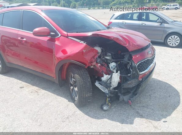 KNDPM3AC1M7912842 2021 KIA SPORTAGE Burgundy Front view
