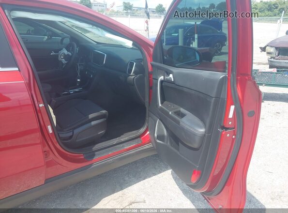 KNDPM3AC1M7912842 2021 KIA SPORTAGE Burgundy Front interior view